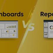 Панель мониторинга POWER BI против отчета