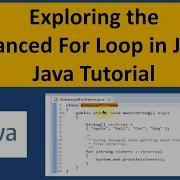 Exploring The Enhanced For Loop In Java Java Tutorial