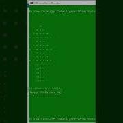 Christmas Tree C Program Happy Christmas Day Coding Stutas Shorts