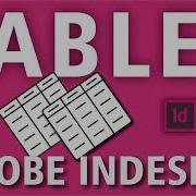 Work With Tables In InDesign