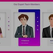 Make Team Section Design Using Bootstrap And CSS Website Design Tutorial