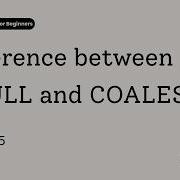 35 ISNULL Vs COALESCE In SQL Server Key Differences Explained Interview Question