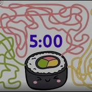 5 Minute Timer Bomb SUSHI EXPLOSION Timer With Music