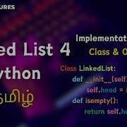 Linked List IV Python Data Structures Algorithms Tamil