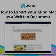 How To Export Your Mind Map Doc View As A Written Document