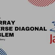 Java 2D Array Sum Of Reverse Diagonal Problem Explained Dataque Academy