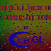 Boid Flocking Simulation Algorithm In C And OpenGL