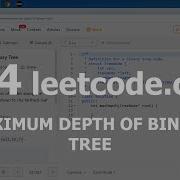 Разбор задачи 104 Leetcode Com Maximum Depth Of Binary Tree Решение на C