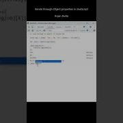How To Iterate Through Object Properties In JavaScript Shorts