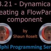 Delphi Programming Series 48 21 Dynamically Creating A FlowPanel Component