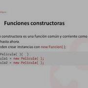 Curso Javascript U2 19 Funciones Constructoras