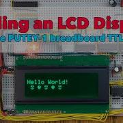 Adding An LCD Display On The PUTEY 1 Breadboard TTL CPU