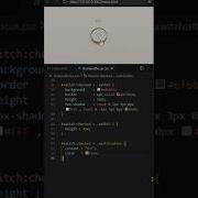 How To Create A 3D Switch Button With CSS Interactive Toggle Switch Shorts