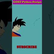 Code To Draw Goku Using Python Turtle Goku Face Draw Goku In Python Turtle With Code Shorts Goku