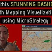 Create This STUNNING DASHBOARD With Map Widget In MicroStrategy