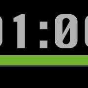 1 Minute Timer Progress Bar 4K 60 FPS