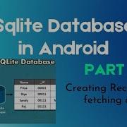 SQLite Database In Android Studio Writing Data And Displaying Result In Recycle View 2021