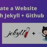 Create A Website With Jekyll And Github For FREE