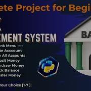 Bank Management System In Python Mini Project For Beginners Step By Step Tutorial