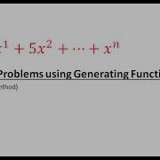 Counting Problems Using Generating Functions Brute Force Method