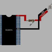 PIC16F877A LED Blinking Tutorial Using MikroC For PIC Software