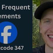 Top K Frequent Elements Leetcode 347 Heaps Python