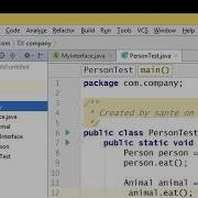 Interface As A Return Type Local Variable Instance Variable Or As Parameter