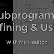 2 2 3 Subprograms Creating Functions Procedures Revise GCSE Computer Science