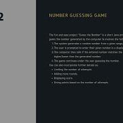 Oasis Infobyte JAVA Development Internship Task No 2 NUMBER GUESSING GAME Using JAVA Oasisinfobyte