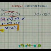 Ex Multiply Binomials With Square Roots