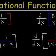 Derivatives Of Rational Functions