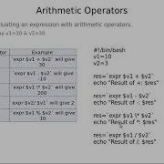Linux Shell Scripting Unit 3 Shell Operators Arithmetic Part 2 Of 11