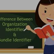 Difference Between Organization Identifier And Bundle Identifier