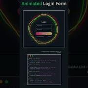 Animated Login Form Html Css
