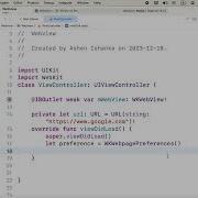 How To Use WebKit View In IOS Swift Application Create A WebView Application In Xcode