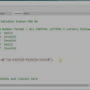 Validate Indian PAN No In C Code