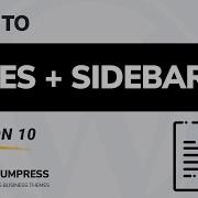 How To Setup WordPress Pages With Sidebars PremiumPress 2020