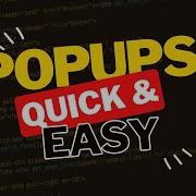 The BEST Way To Build A Popup Modal HTML CSS JS