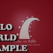 RUBY ON RAILS Hello World Example
