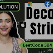 Decode String LeetCode 394 Python Leetcode Leetcode75 Stack Decode String