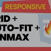 Easy One Line Responsive Layouts With CSS Grid Auto Fit And MinMax