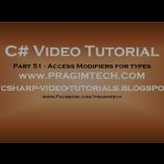 Part 51 C Tutorial Access Modifiers For Types