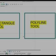 Create A Rectangle Using Two Different Methods The Rectangle Tool And The Polyline Tool