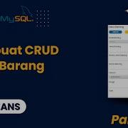 Membuat CRUD Menu Barang Tugas Akhir Kuliah Netbeans Indonesia Part 9