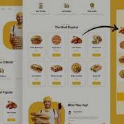 Responsive Food Delivery Website With Add To Cart Functionality HTML CSS JavaScript Project