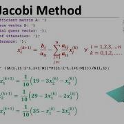Jacobi Method With MATLAB Code