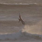 Jaeger Stone And Julian Salmonn Trying To Pull Off A Backie At The Same Time At Coronation Beach WA