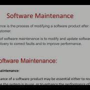 Software Maintenance And The Types Of Software Maintenance