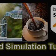 Blender 5 1 Liquid Simulation Tutorial Beginner Fluid Flow Into Cup Domain Flow Effector Setup