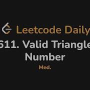 611 Допустимое треугольное число Leetcode Daily Python
